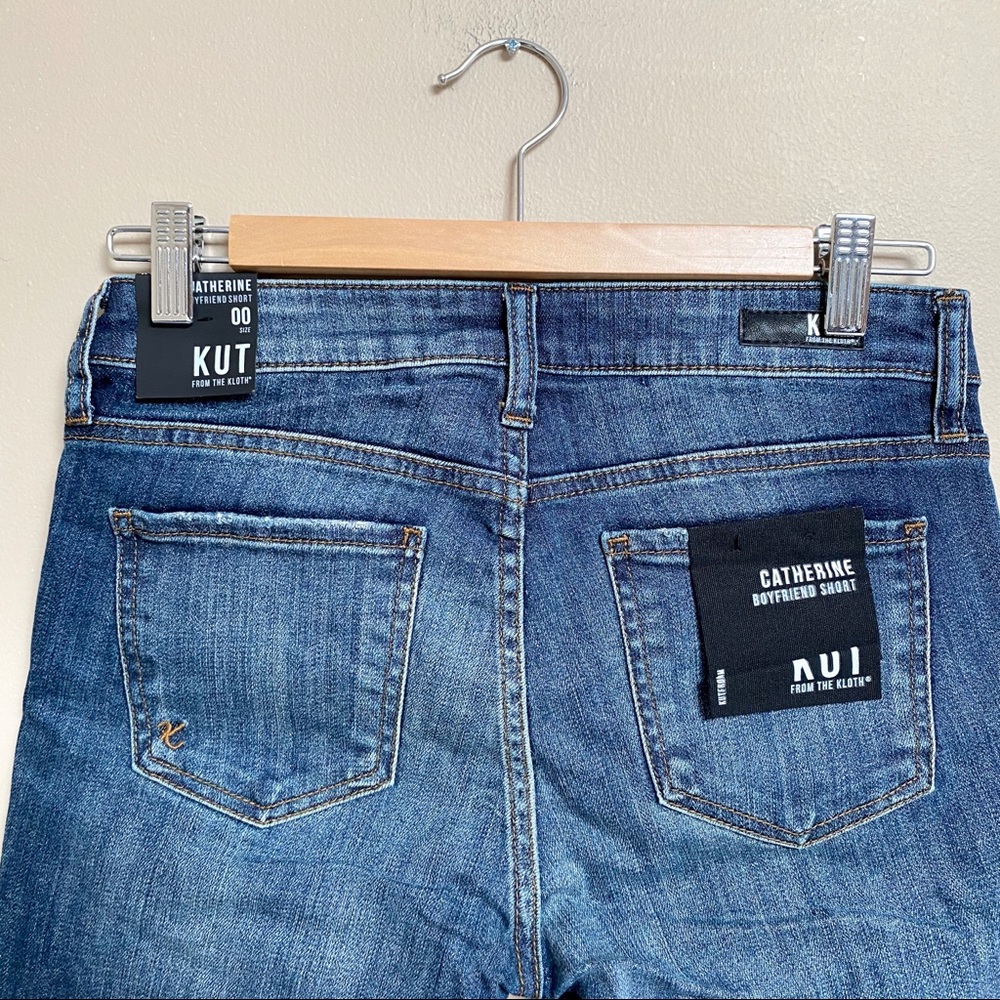 Kut from the Kloth Boyfriend Distressed Shorts - Picture 5 of 8